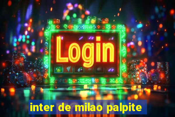 inter de milao palpite